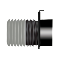 4 inch Threaded Quick Disconnect Blast Gate